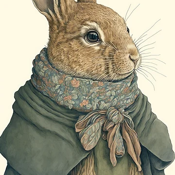 Artwork thumbnail, Wayfaring Rabbit by Marc Orphanos