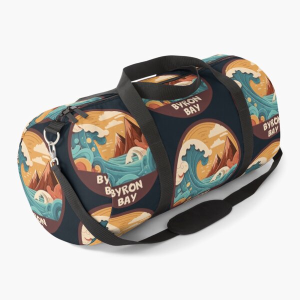 Item preview, Byron Bay Australia Retro Wave Emblem designed and sold by KrisSidDesigns.