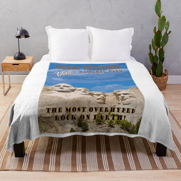 Item preview, Mount Rushmore National Park Funny Travel Poster designed and sold by loggeron30.