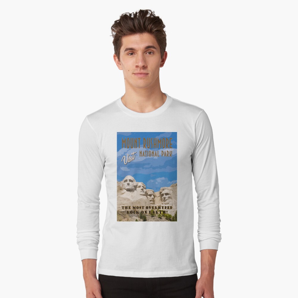 Mount Rushmore National Park Funny Travel Poster