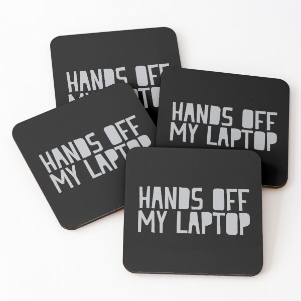 Item preview, HANDS OFF MY LAPTOP designed and sold by jazzydevil.