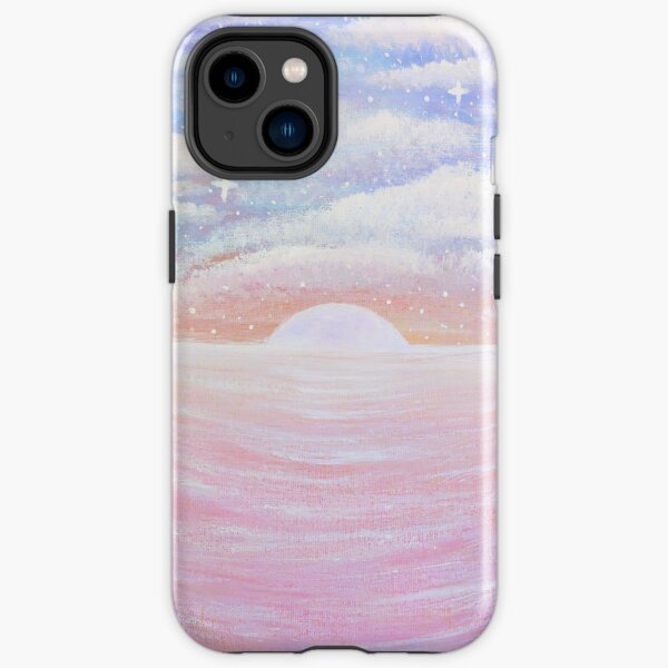 Mares pastel - Arte de Carrie Tharpe Funda resistente para iPhone