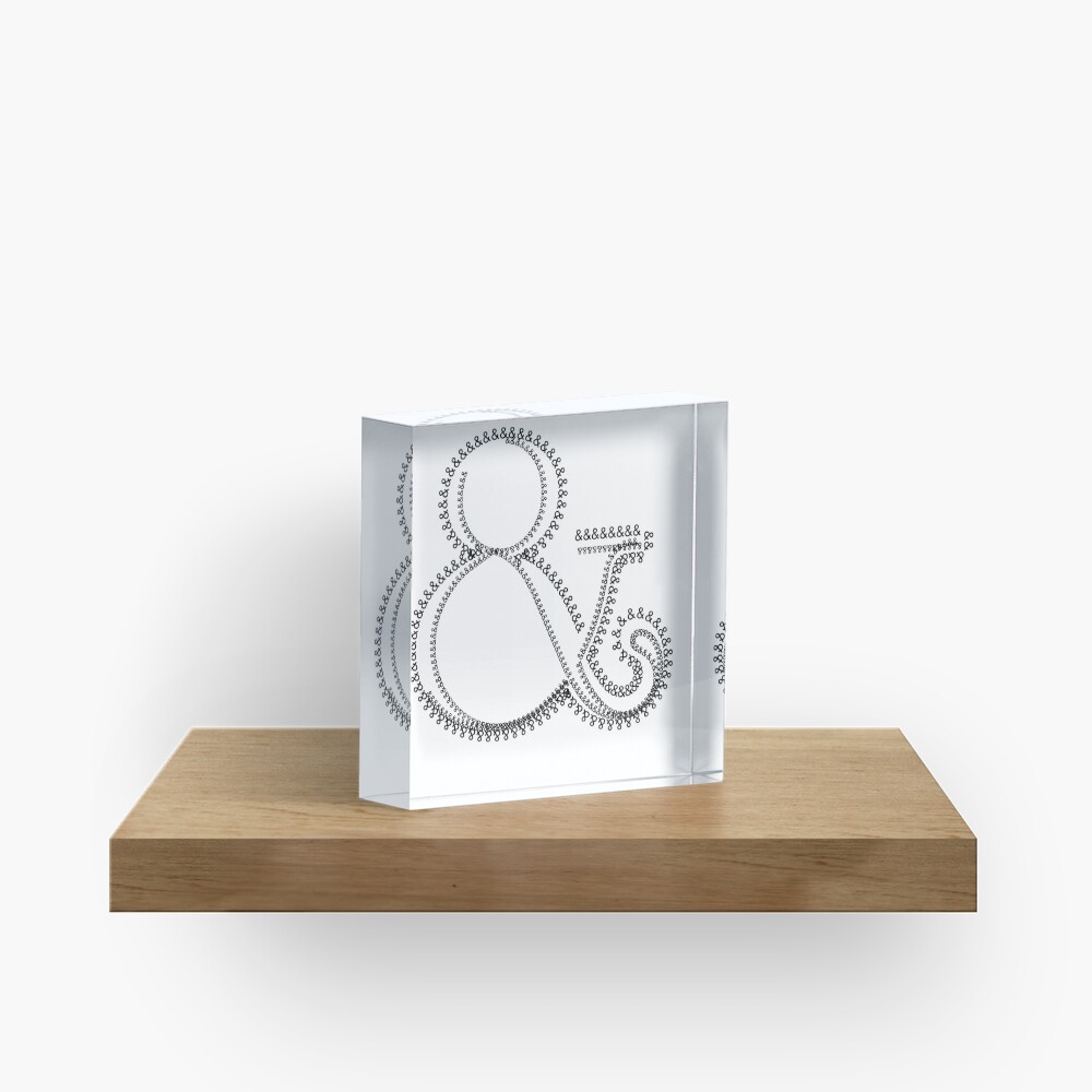 Ampersand 005 & Acrylic Block