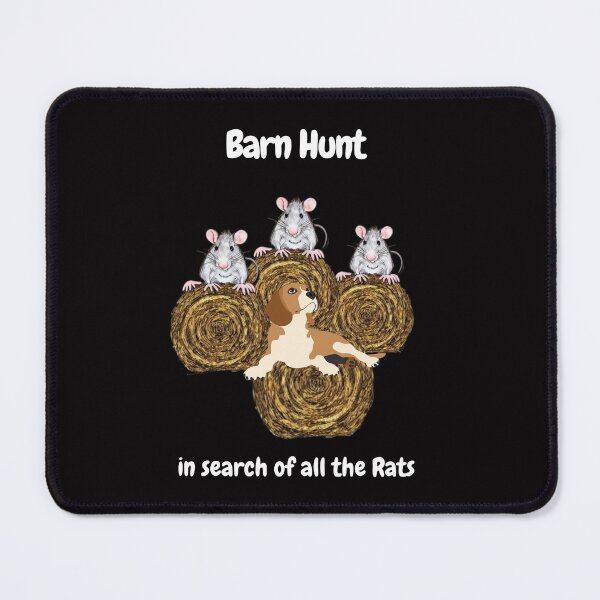 Item preview, Funny Barn Hunt - in search of all the rats with a Beagle dog designed and sold by Just4doglovers.