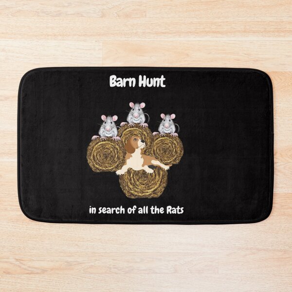 Item preview, Funny Barn Hunt - in search of all the rats with a Beagle dog designed and sold by Just4doglovers.