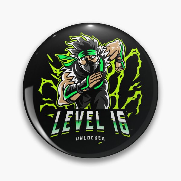 Item preview, Level 16 Unlocked Ninja designed and sold by SamuraiGaming.