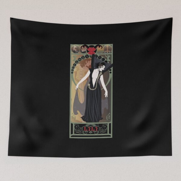 Item preview, Dark Lili - art nouveau  designed and sold by RonaldPenao.