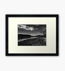 Serenity captured - b/w Framed Print