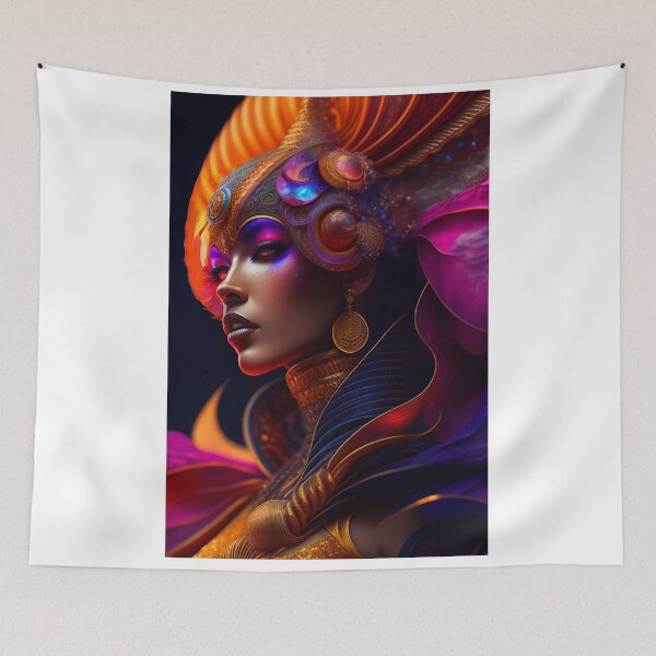 Item preview, Warrior woman Goddess, colorfull concept art designed and sold by MarcusPetrus.