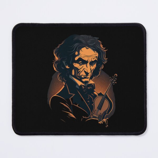 Item preview, Paganini cartoon designed and sold by Musicianst0re.