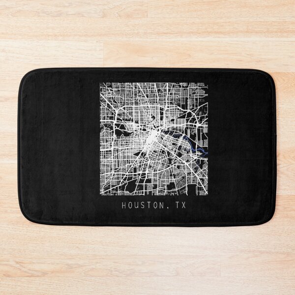 Item preview, Houston Texas TX city map black and white designed and sold by gifts-ideas.