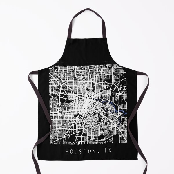 Item preview, Houston Texas TX city map black and white designed and sold by gifts-ideas.