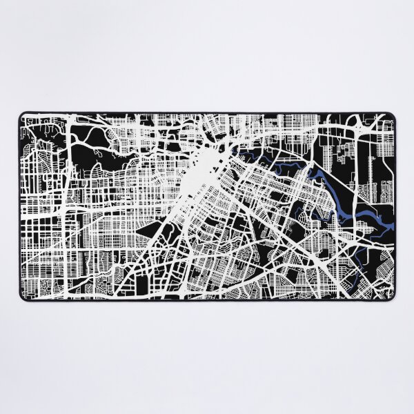 Item preview, Houston Texas TX city map black and white designed and sold by gifts-ideas.