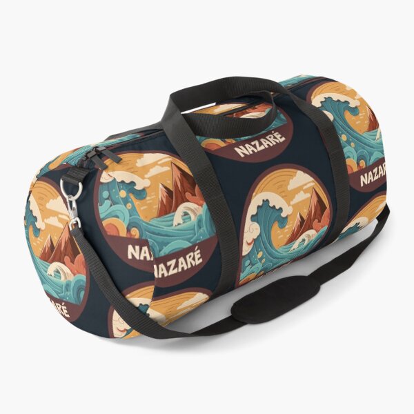 Item preview, Nazaré Portugal Retro Wave Emblem designed and sold by KrisSidDesigns.