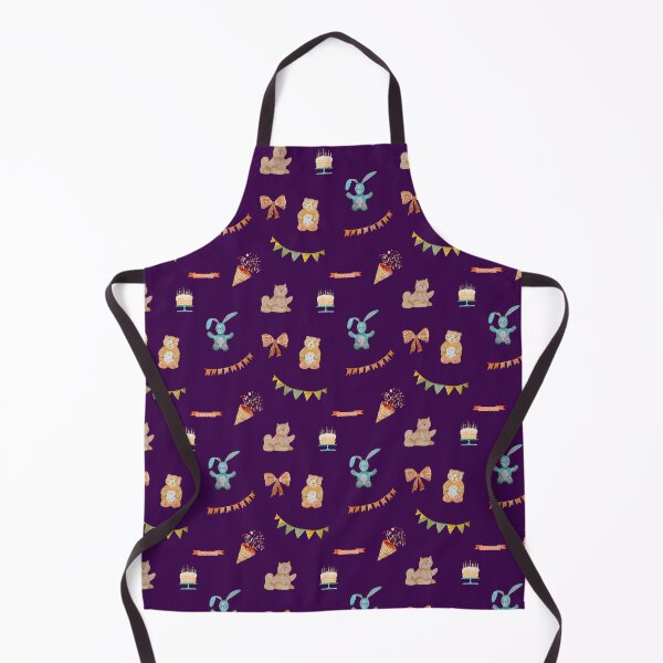 Artikelvorschau, Happy birthday cake cat flower pattern watercolor violet entworfen und verkauft von Yana Mustafina | Boho Soulful Designs.