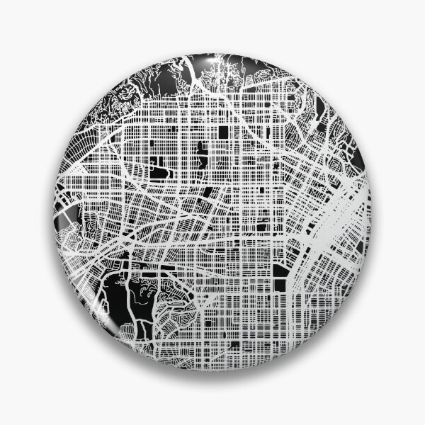 Item preview, Los Angeles California CA city map black and white designed and sold by gifts-ideas.