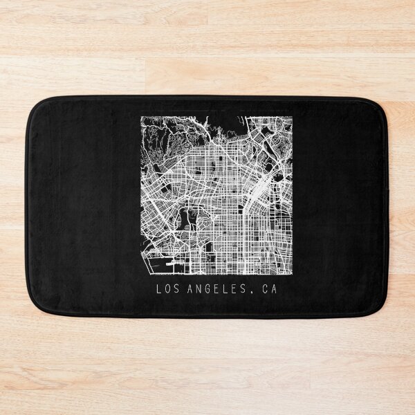 Item preview, Los Angeles California CA city map black and white designed and sold by gifts-ideas.