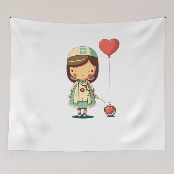 Item preview, Cute Nurses Valentines Day  designed and sold by CoupleSnack.