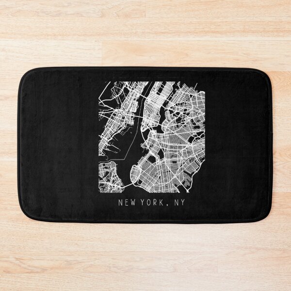 Item preview, New York, NY city map black and white designed and sold by gifts-ideas.