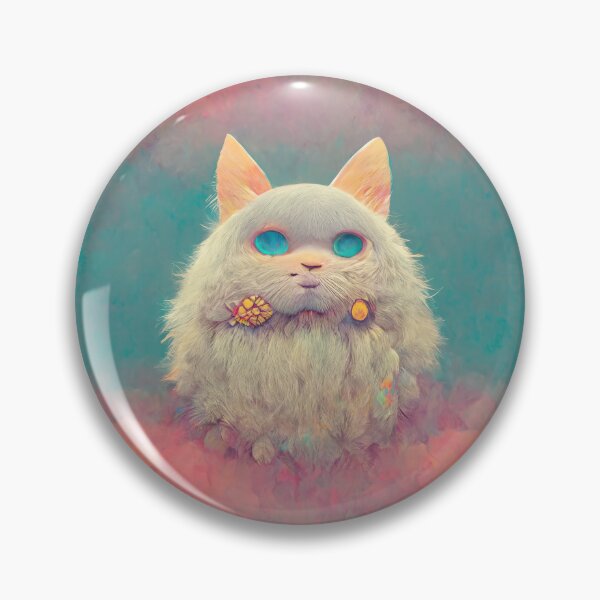 Item preview, Cute Persian cat, digital art, illustration, pastel colors designed and sold by PurpleHydrogen.