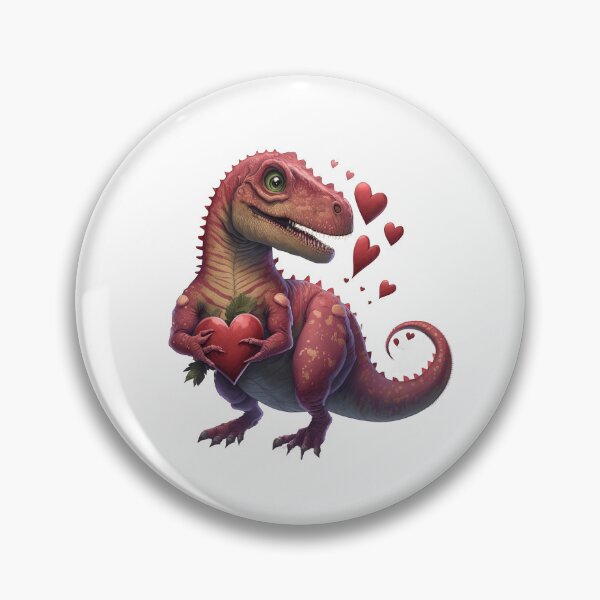 Item preview, Valentine's Day Dinosaur designed and sold by Snazzmatazz.