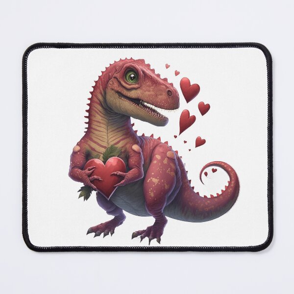 Item preview, Valentine's Day Dinosaur designed and sold by Snazzmatazz.
