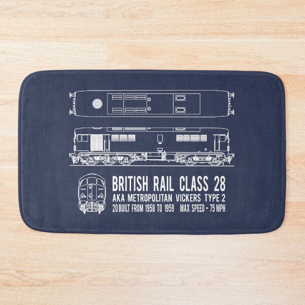 Item preview, British Rail Class 28  Metro-Vick Type 2 Locomotive Train Blueprint Diagram Gift designed and sold by Maljonic.