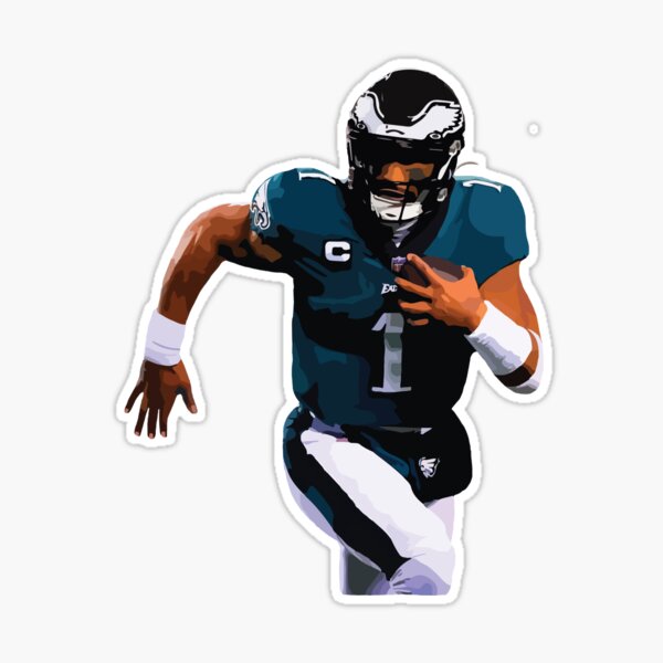 Philadelphia Eagles Jalen Hurts 27 x 39 Framed Art Jersey Print