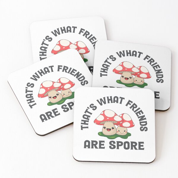 Item preview, Thats What Friends Are Spore - Mushroom Pun designed and sold by KGoPrintables.