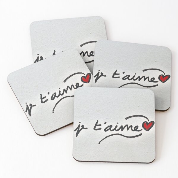 Item preview, escrito a mano je t`aime designed and sold by kallyfactory.