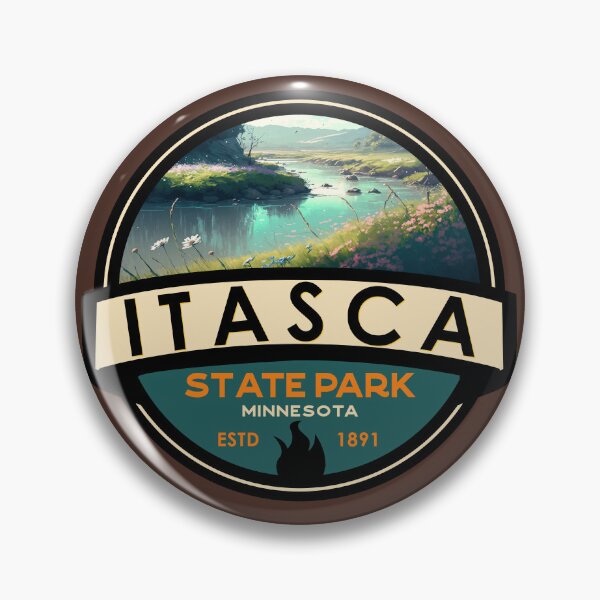 Item preview, Itasca State Park Minnesota Emblem designed and sold by KrisSidDesigns.