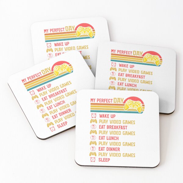 Item preview, Funny My Perfect Day Video Games Cool Gamer Gaming Boys Men designed and sold by Best Designer.