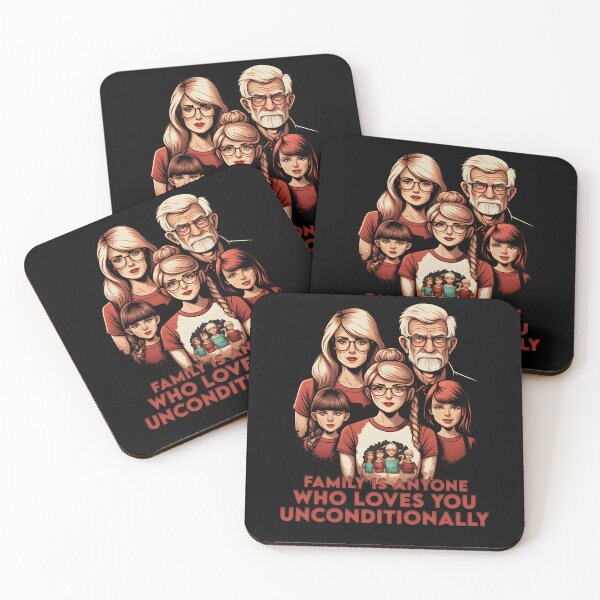 Item preview, Family is anyone who loves you unconditionally designed and sold by youngle.