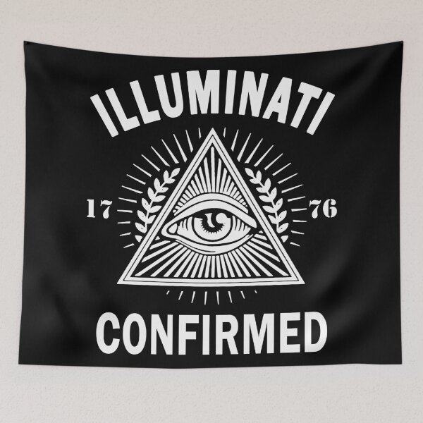 Item preview, ILLUMINATI CONFIRMED - NEW WORLD ORDER CONSPIRACY designed and sold by ShirtWreck.