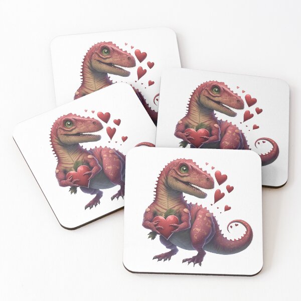 Item preview, Valentine's Day Dinosaur designed and sold by Snazzmatazz.