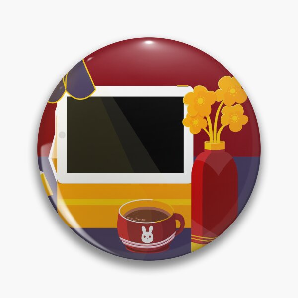 Item preview, Red Wall, Blue Table, and the Red Cup of Coffee designed and sold by Moyanana.