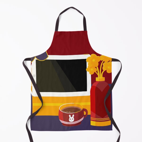 Item preview, Red Wall, Blue Table, and the Red Cup of Coffee designed and sold by Moyanana.