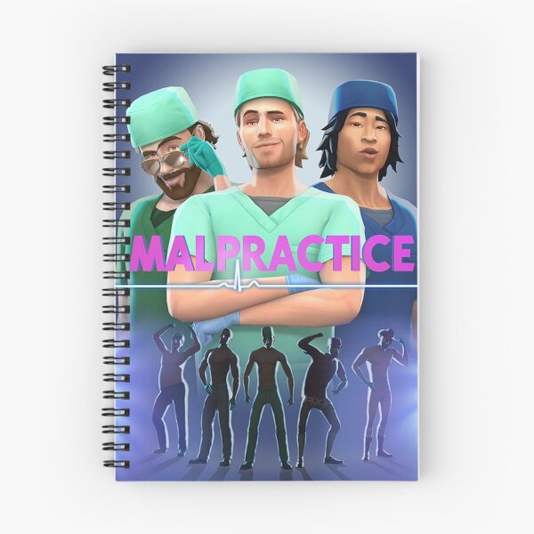 Item preview, "Malpractice" High Definition Original Sims 4 Basegame Build Mode Poster designed and sold by hyperfix8ion.