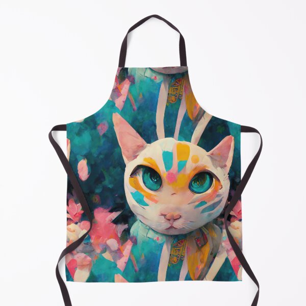 Item preview, Cat, digital art, illustration, pastel colors designed and sold by PurpleHydrogen.