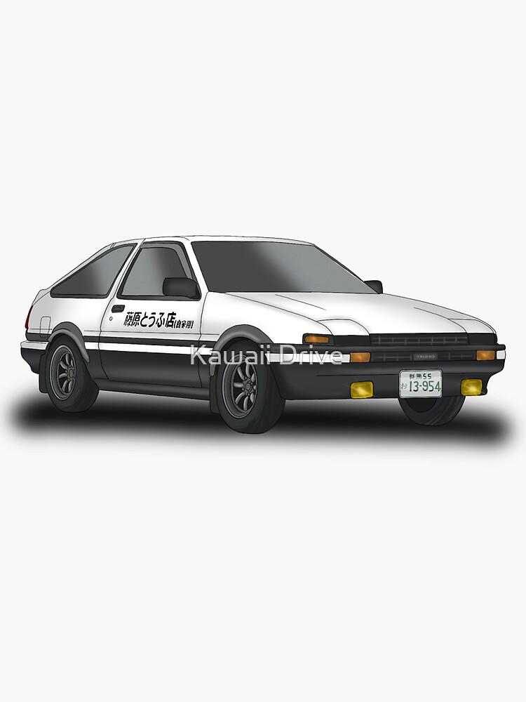 Natsuki & Takumi (Initial D) Sticker for Sale by IHolyBreadI