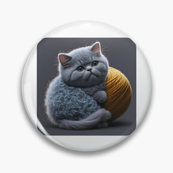 Item preview, Funny And Cute Cat With A Ball Of Wool designed and sold by youngle.