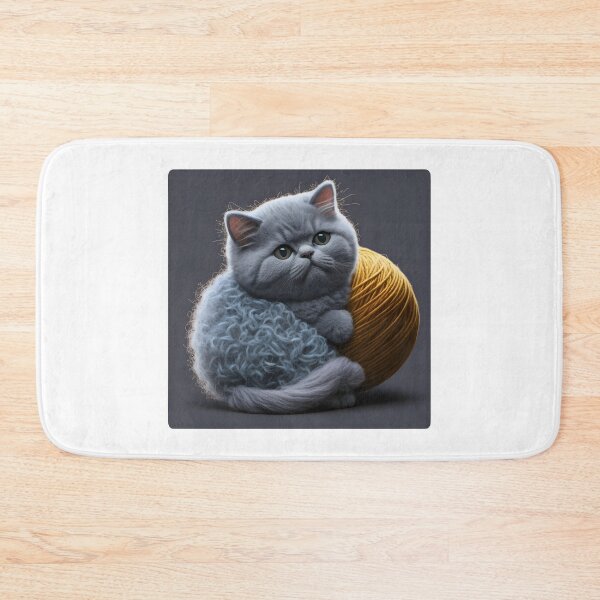 Item preview, Funny And Cute Cat With A Ball Of Wool designed and sold by youngle.