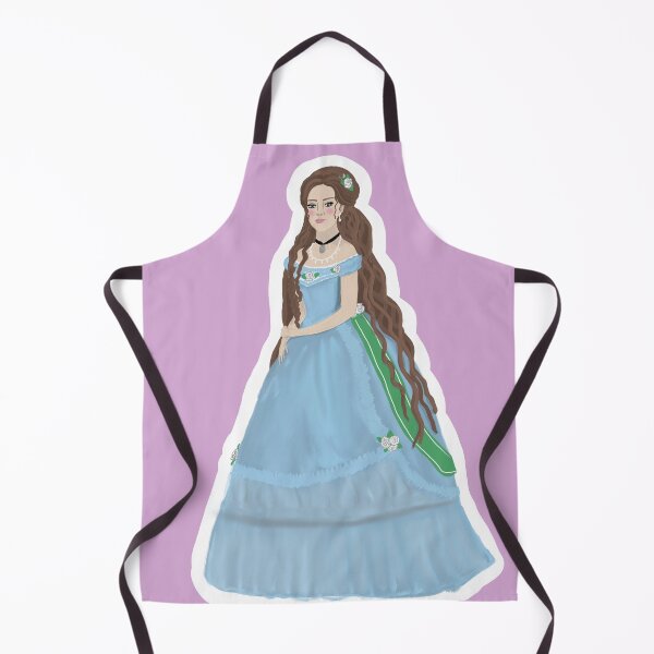 Item preview, Victorian Lady in Blue Silk Gown designed and sold by Victoriana Brooke.