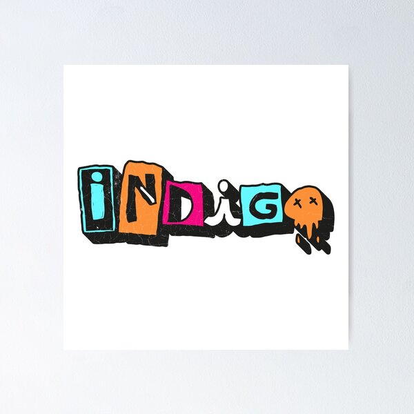 Aperçu de l'œuvre Nom INDIGO, je m'appelle Indigo créée et vendue par Danylo Mikhnievych.