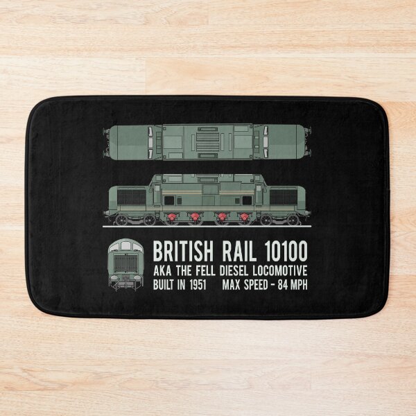 Item preview, British Rail 10100 Fell Diesel Locomotive Train Diagram Gift designed and sold by Maljonic.
