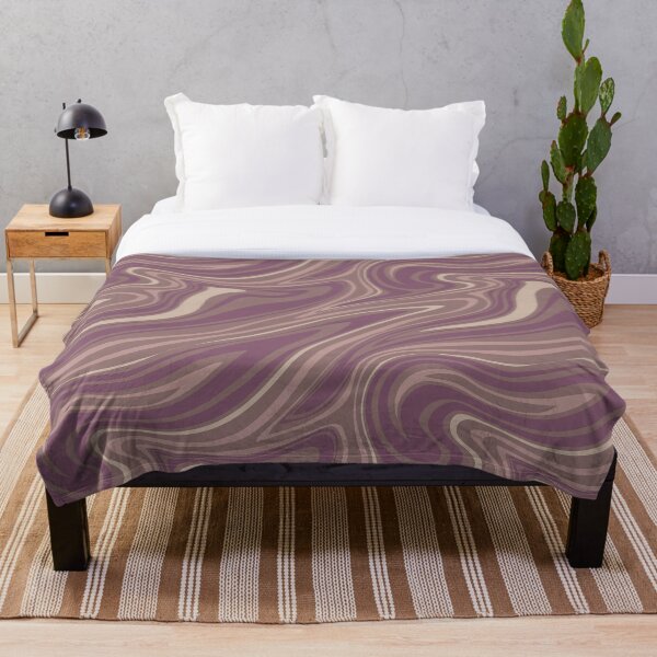 Item preview, Groovy Swirling Liquid Pattern - Deep Mauve designed and sold by Charredsky.