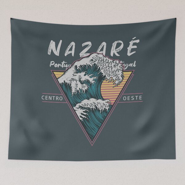 Item preview, Nazaré Portugal Great Wave Surfing designed and sold by KrisSidDesigns.