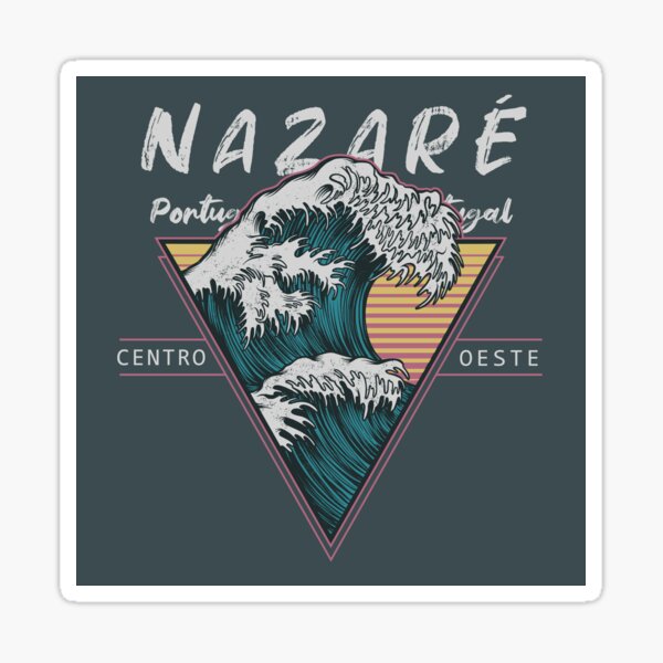 Artikel-Vorschau von Nazaré Portugal Tolles Wellensurfen, designt und verkauft von KrisSidDesigns.