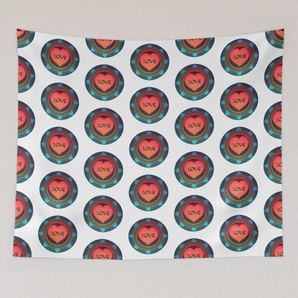 Item preview, Love Heart Circle designed and sold by Healio2.