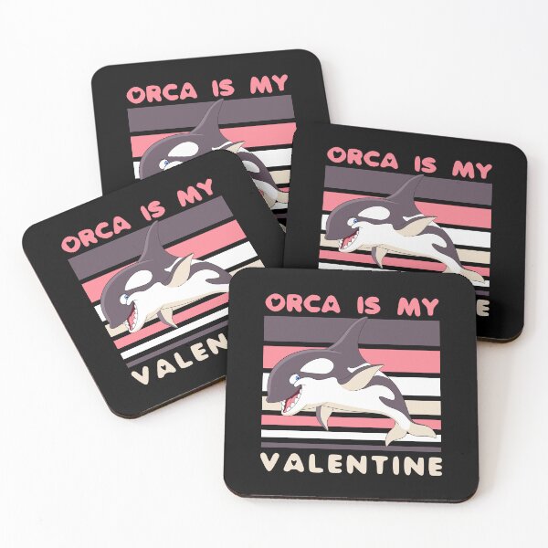 Item preview, Orca Is My Valentine designed and sold by CandyDroidMerch.
